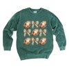 Simply Sage Market Coquette Football Chart Garment Dyed Sweatshirt - 2 of 4