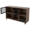 Okak Twin Size Metal Bookcase Loft Bed with Stairs & Storage Cubby,Contemporary Bed Frame for Bedroom,Kids Room - 4 of 4