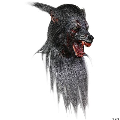 Ghoulish Adults Black Wolf Mask