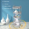 YIGII 5 Tier Rolling Utility Cart with Drawer,REBECAT Utility Cart Made of Multifunctional Storage Organizer Tool for Kitchen,Bathroom,Living Room - 3 of 4