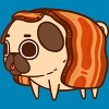 Men's Design By Humans Puglie Bacon Strip By Puglie T-Shirt - 2 of 3