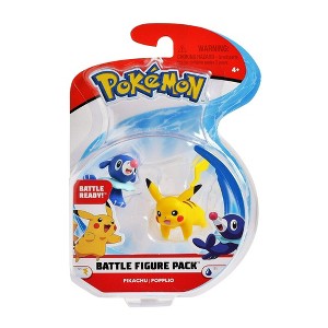Pokemon Series 1 Pikachu & Popplio Articulated Battle Mini Action Figures - 1 of 1