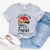 Simply Sage Market Women's Life Is Better On The Farm Sunset Short Sleeve Graphic Tee - 2 of 2