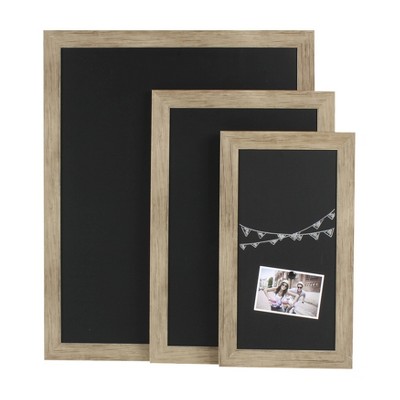 Beatrice Rustic Brown Framed Magnetic Chalkboard