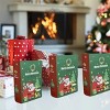 10pcs Christmas Treat Boxes, Santa and Xmas Tree Storybook Themed Goodie Bags for Holiday Candy, Cookie, Gift Wrapping, Party Favors - 3 of 4