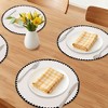 REGALWOVEN Farmhouse Placemats Set of 4 Placemats for Dining Table Decor Indoor Washable Kitchen Table Mat - 2 of 4