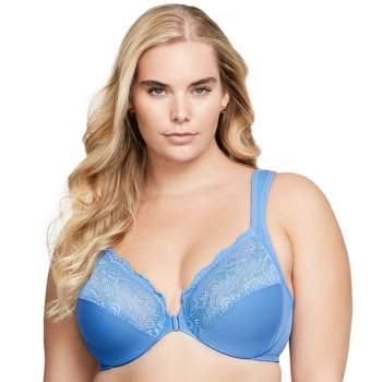 Avenue Body  Women's Plus Size Print Back Smoother Bra - Navy Ditsy - 50dd  : Target