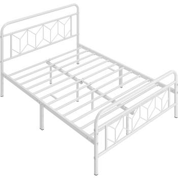 Yaheetech Vintage Metal Bed Frame with Headboard