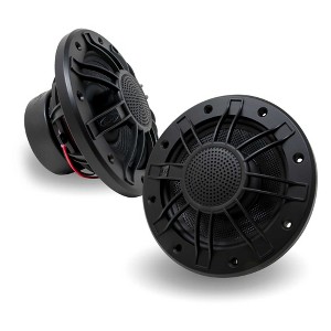 BLUAVE M7.0CX3-B 7" Marine Coaxial Speakers With MG70 Marine Grills In Black - 1 of 4