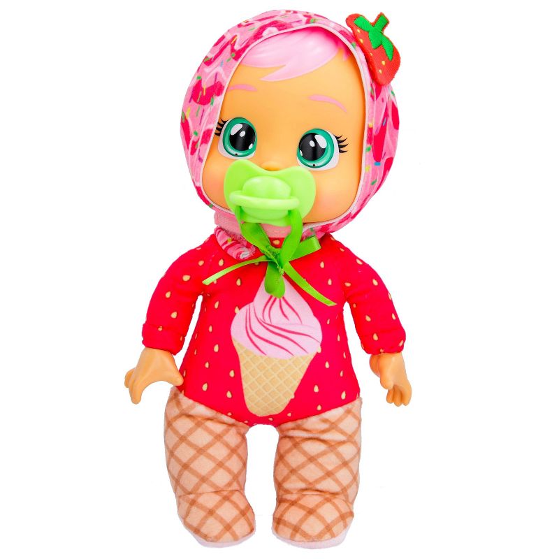 Cry Babies Tiny Cuddles Frozen Frutti Ella Strawberry Ice Cream Themed Pajamas, 1 of 6