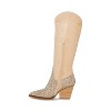 Madden Girl Apple Wide Calf  Rhinestone Pull On Western Boot - 4 of 4
