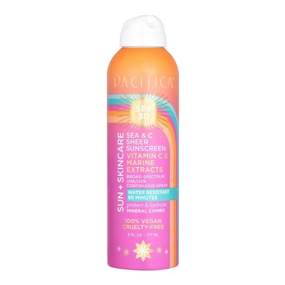 Pacifica Sea & C Sheer Sunscreen - SPF 30 - 6 fl oz