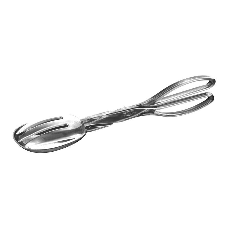 Smarty Had A Party Silver Disposable Plastic Serving Salad Scissor Tongs (50 Tongs), 2 of 3