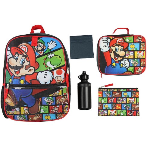 Mario School Supplies Value Pack - 9 Pc Bundle with Super