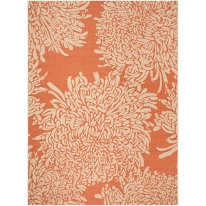 Martha Stewart Chrysanthemum MSR4125 Power Loomed Indoor/Outdoor Rugs - 1 of 4