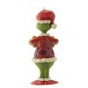 Jim Shore 5.0 Inch Beware A Grinch Lives Here Ornament Christmas Tree Ornaments - 2 of 3