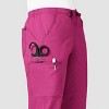 Wink WonderFLEX Grace - Women's Flare Leg Cargo Scrub Pant Petite - 4 of 4