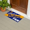 Evergreen Home of a Fan University of Pittsburgh 28" x 16" Woven PVC Indoor Outdoor Doormat - 4 of 4