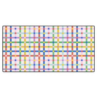 Emanuela Carratoni Checkered Crossings Desk Mat