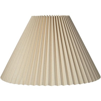 Brentwood Beige Linen Pleated Shade 8.5x22.75x15.5 (Spider)