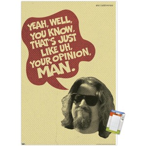 Trends International The Big Lebowski - Your Opinion Unframed Wall Poster Prints - 1 of 4