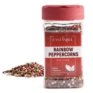 Eastanbul Rainbow Peppercorns for Grinder Refill, Peppercorn Medley, 4.9oz - 1 of 4