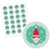 Big Dot of Happiness Elf Squad - Kids Elf Christmas and Birthday Party Circle Sticker Labels - 24 Count - image 2 of 4