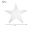 Unique Bargains Decor Material Colorful Cardboard Five Star Cutouts - 2 of 3
