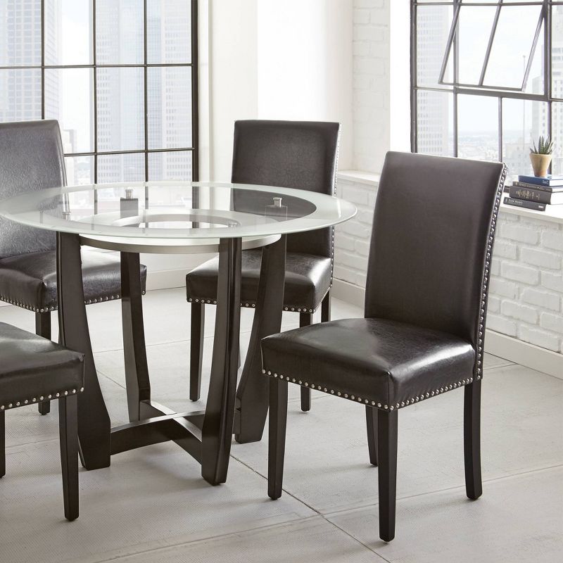 Set of 2 Verano Side Chair Black - Steve Silver Co., 4 of 5