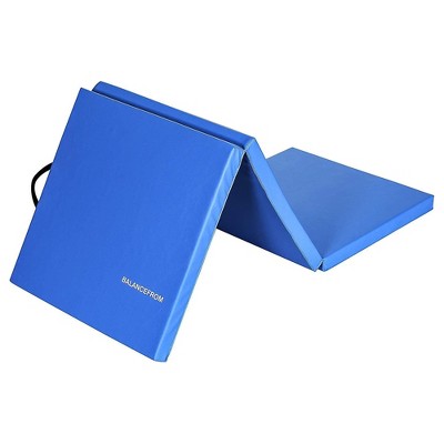 BalanceFrom All Purpose 2'x6'x1.5" Extra Thick High Density Anti Tear Gymnastics Gym Folding Exercise Aerobics Mats