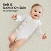 KeaBabies Mini Crib Sheets for Baby Girls, Boys, 2-Pack Soothe Pack and Play Sheets Fitted, Organic Pack N Play Mattress Sheet - 4 of 4