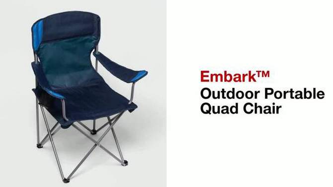 Outdoor Portable Quad Chair - Embark™, 2 of 7, play video
