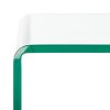 Cowan Tempered Glass Side Table - ACC7300A - Clear - Safavieh - 3 of 4