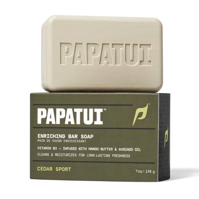 Papatui Enriching Men's Bar Soap Cedar Sport - 7oz