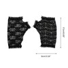 Unique Bargains Women's Flowers Lace Sunblock Fingerless Gloves Black 1 Pair - 3 of 4
