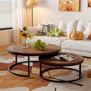 Modern Nesting Coffee Tables - Space-Saving - 1 of 4