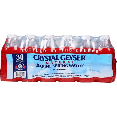 Crystal Geyser Water Spring - Case Of 30 - 8 Fl Oz : Target