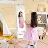 Infans Kids Vanity Set Princess Makeup Dressing Table & Chair Set w/ Jewelry Armoire - 3 of 4