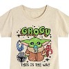 Girls' - The Mandalorian - Grogu Notebook Fitted Short Sleeve Graphic T-Shirt - 2 of 4