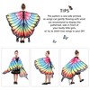 Magifire Butterfly Wings for Girls, Halloween Butterfly Wings, Kids Costume Butterfly Wings Rainbow - 4 of 4