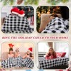Christmas Buffalo Plaid Throw Blanket 50 x 60 Inch for Sofa Bed Couch Office Fleece Lightweight Fall Winter Blanket - 3 of 4