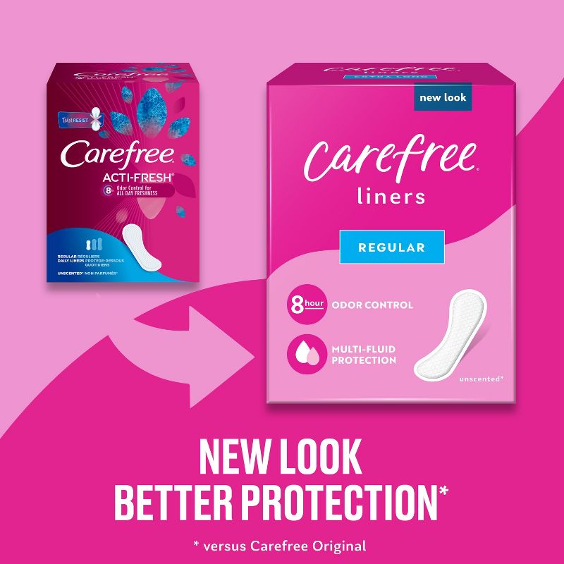 Carefree Unwrapped Unscented Panty Liners, 4 of 13