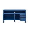 Okak 60" Modern Sideboard Buffet, Solid Wood Storage Cabinet with 3 Doors & 3 Drawers for Dining Room Living Room Entranway - 4 of 4