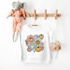 The Juniper Shop Flower Smiley Face Toddler Graphic Sweatshirt - 2 of 2