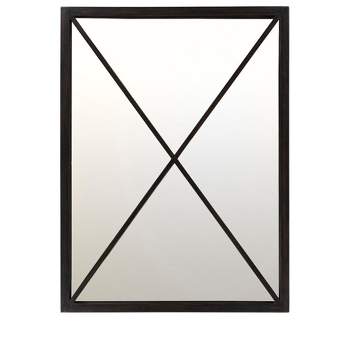 Mark & Day Enspijk 30" x 40" Modern Brown Decorative Wall Mirrors
