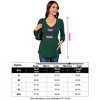 Women’s Maternity Shirts Long Sleeve Pregnancy Tops for Women Casual V Neck Tunic Blouse Clothes with Button - 3 of 4