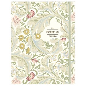 Morris & Co. 6"x9" by Blue Sky 2026  Weekly/Monthly Concealed Wirebound Planner Hardcover Leicester Floral - 1 of 4