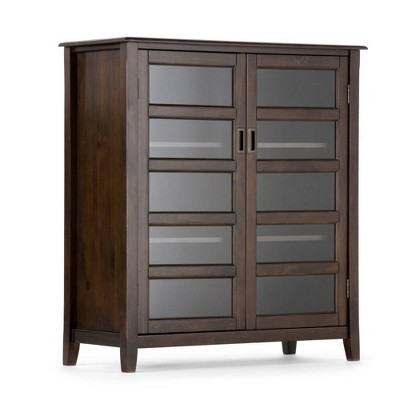 40" Portland Medium Storage Cabinet Mahogany Brown - WyndenHall