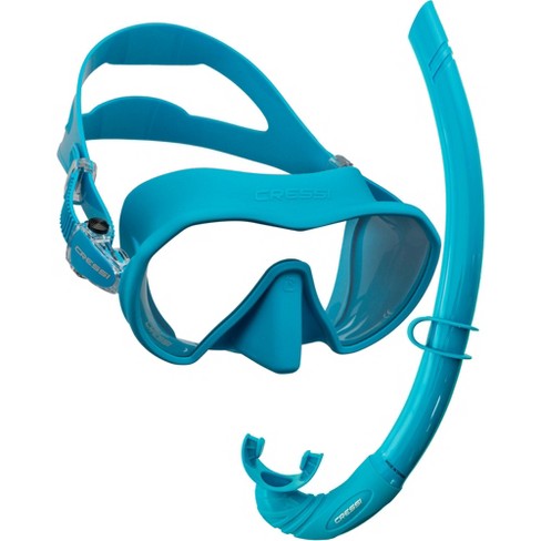 Cressi Perfect View Scuba Diving, Snorkeling Mask in Pure Comfortable  Silicone - Available with Different Panoramic Lenses - Liberty: designed in