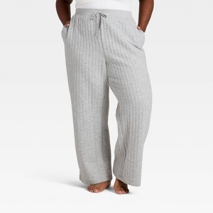 Women's Quilted Wide Leg Lounge Pants - Auden™ - 1 of 3